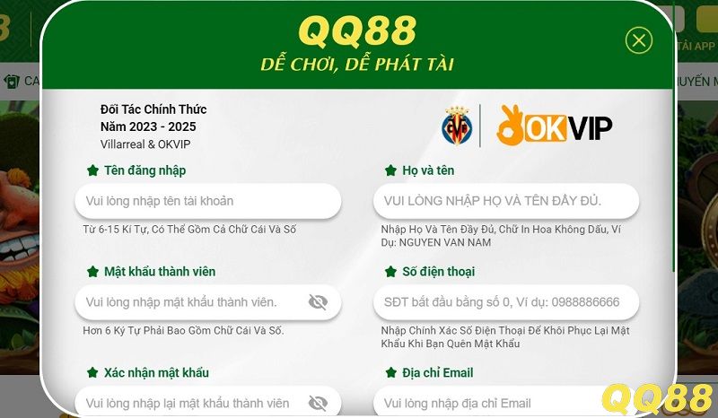 Điều khoản điều kiện QQ88 được nhiều người quan tâm 